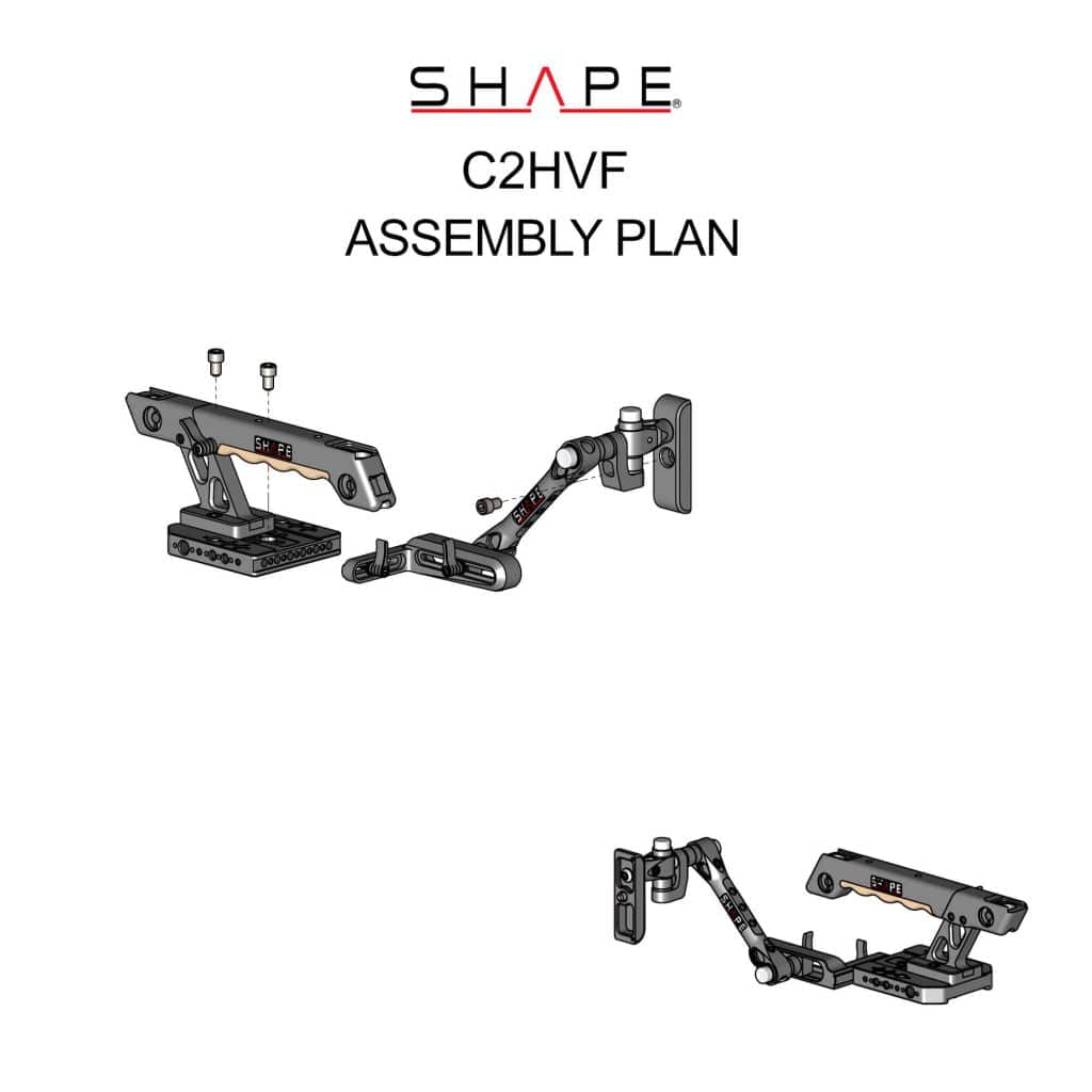 Canon C200 &amp; C200B top handle EVF mount 04_SHAPE_Top_Plate__Top_Handle_and_View_Finder_Mount_for_Canon_C200_C200B