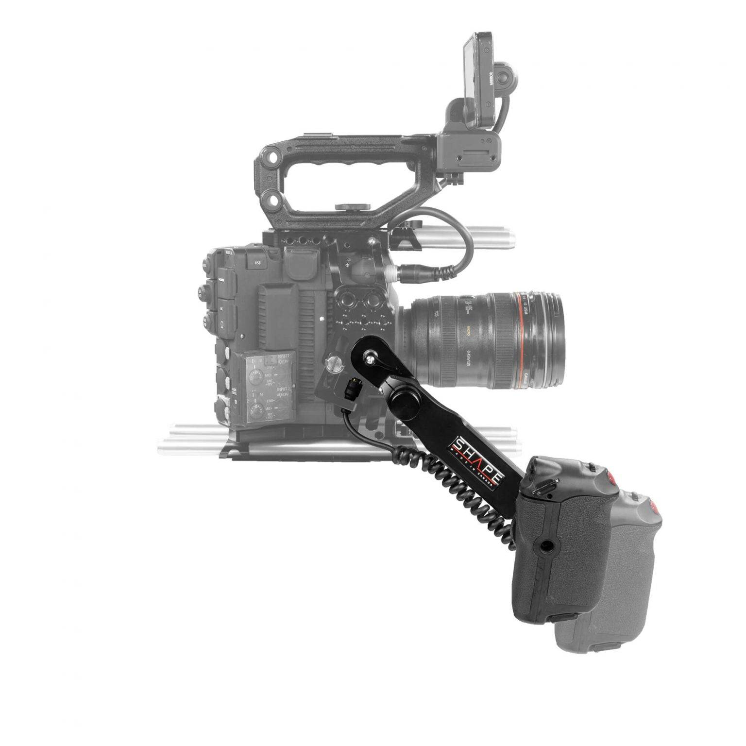 Canon C500 Mark II, C300 Mark III remote extension handle with cable 05_SHAPE_Canon_C500_MKII_C300_MKIII_Remote_Extension_Handle_with_Cable