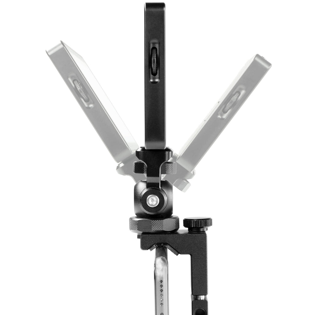 Friction swivel and tilt monitor light, microphone mount cold shoe base 05_SHAPE_Friction_Swivel_and_Tilt_Mount_with_Cold_Shoe_Base