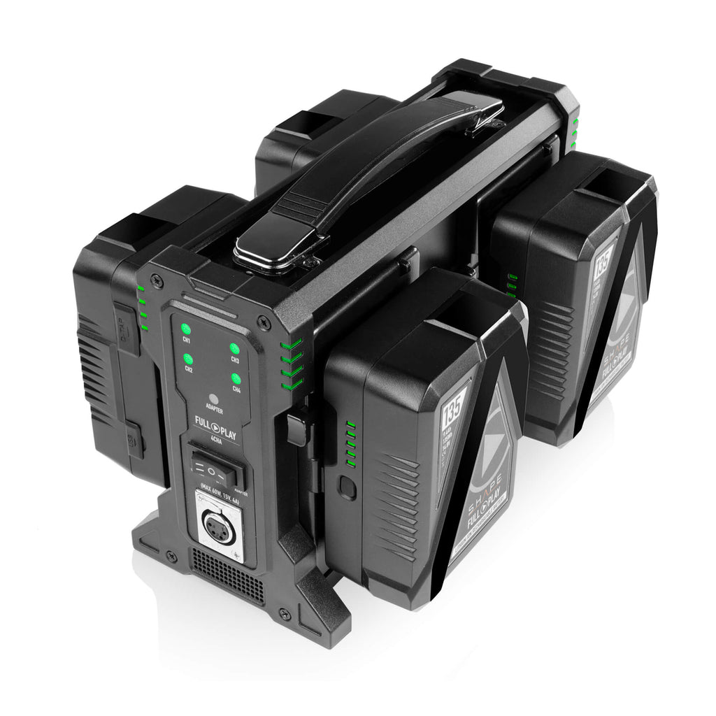 FULL PLAY intelligent 4-channel V-mount lithium-ion battery charger 05_SHAPE_Full_Play_Intelligent_4-Channel_V-Mount_Battery_Charger