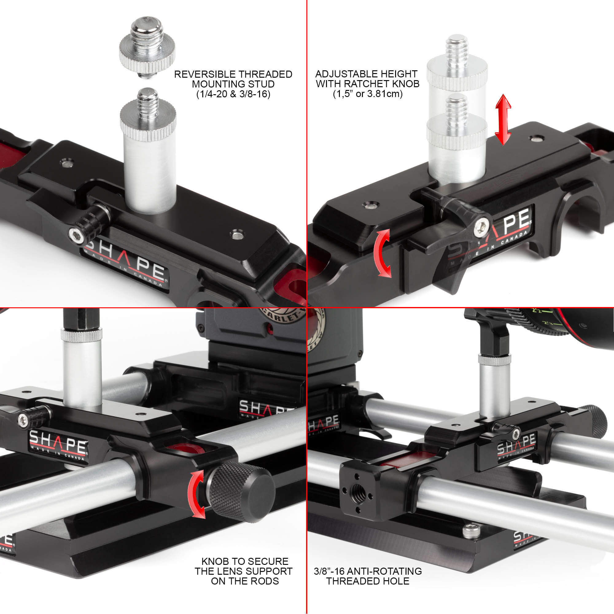 Lens support for 15 mm studio bridge plate 05_SHAPE_Lens_Support_for_15_mm_Studio_Bridge_Plate