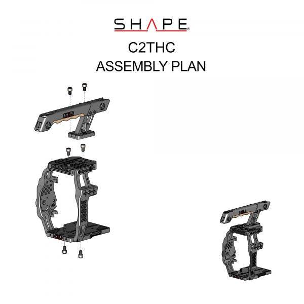 Canon C200 &amp; C200B cage top handle 06_SHAPE_Camera_Cage_with_Top_Handle_for_Canon_C200_C200B
