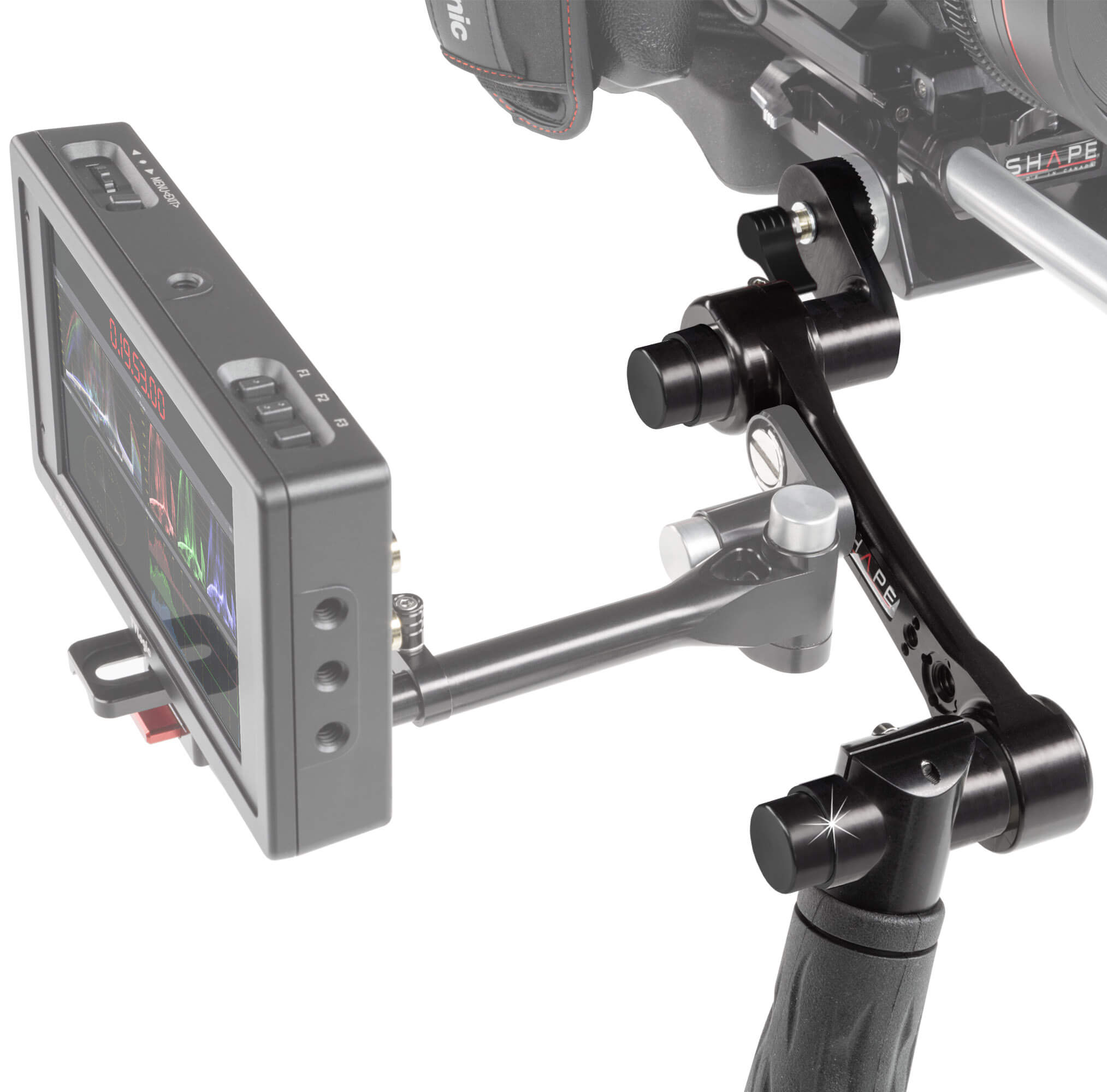 Double quick handle arri rosette single shadow 06_SHAPE_Double_Quick_Handle_ARRI_Rosette_Single_Black