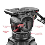 FOCUS 12 Fluid Head with Red Lock Legs Mid-Level Spreader 06_SHAPE_FOCUS_12_Fluid_Head_with_Red_Lock_Legs_Mid-Level_Spreader
