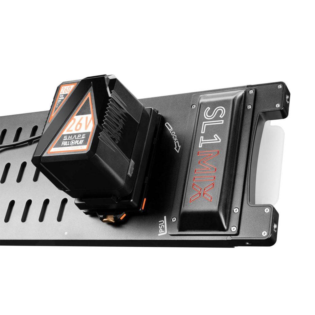 FULL PLAY 26 V 260 WH rechargeable lithium-ion V-mount battery for light and cine camera 06_SHAPE_Full_Play_Rechargeable_Battery_260_Wh_V-Mount