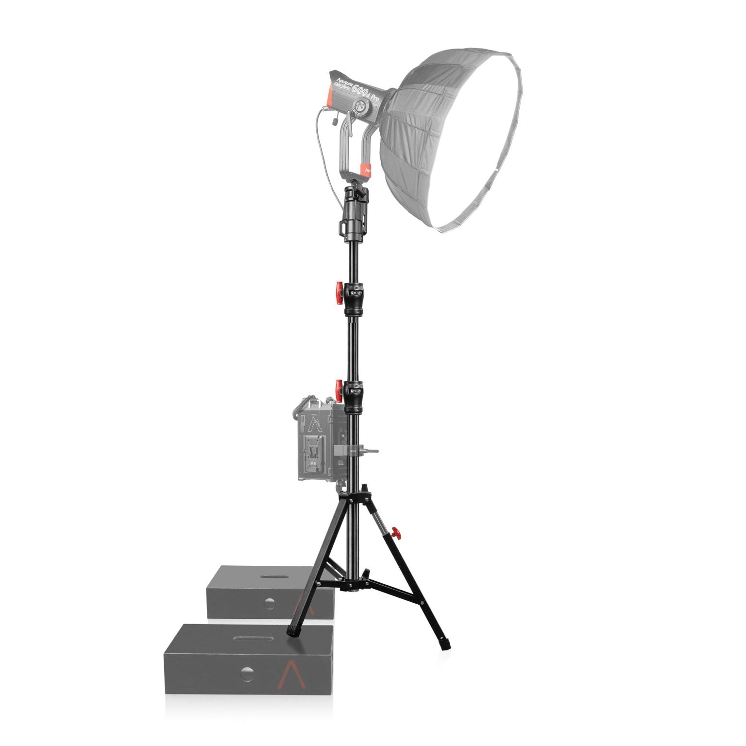 Low Boy Double Riser Stand Black/Chrome 6’9’’ 06_SHAPE_Low_Boy_Double_Riser_Stand_6_9_