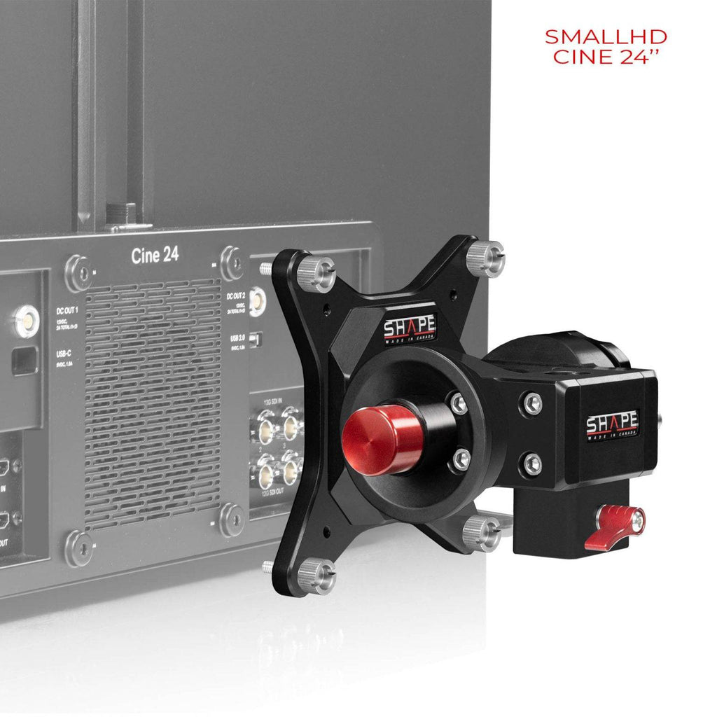 Push Button Vesa Monitor Mount For C-Stand and Baby Pin 06_SHAPE_Monitor_Support_Mount_Vesa_with_Push_Button