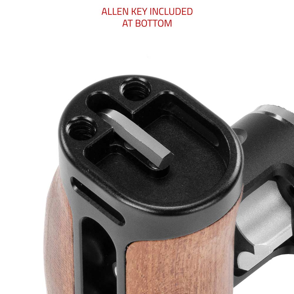 Universal Side Wooden Handgrip ARRI Rosette 06_SHAPE_Universal_Side_Wooden_Handgrip_ARRI_Rosette