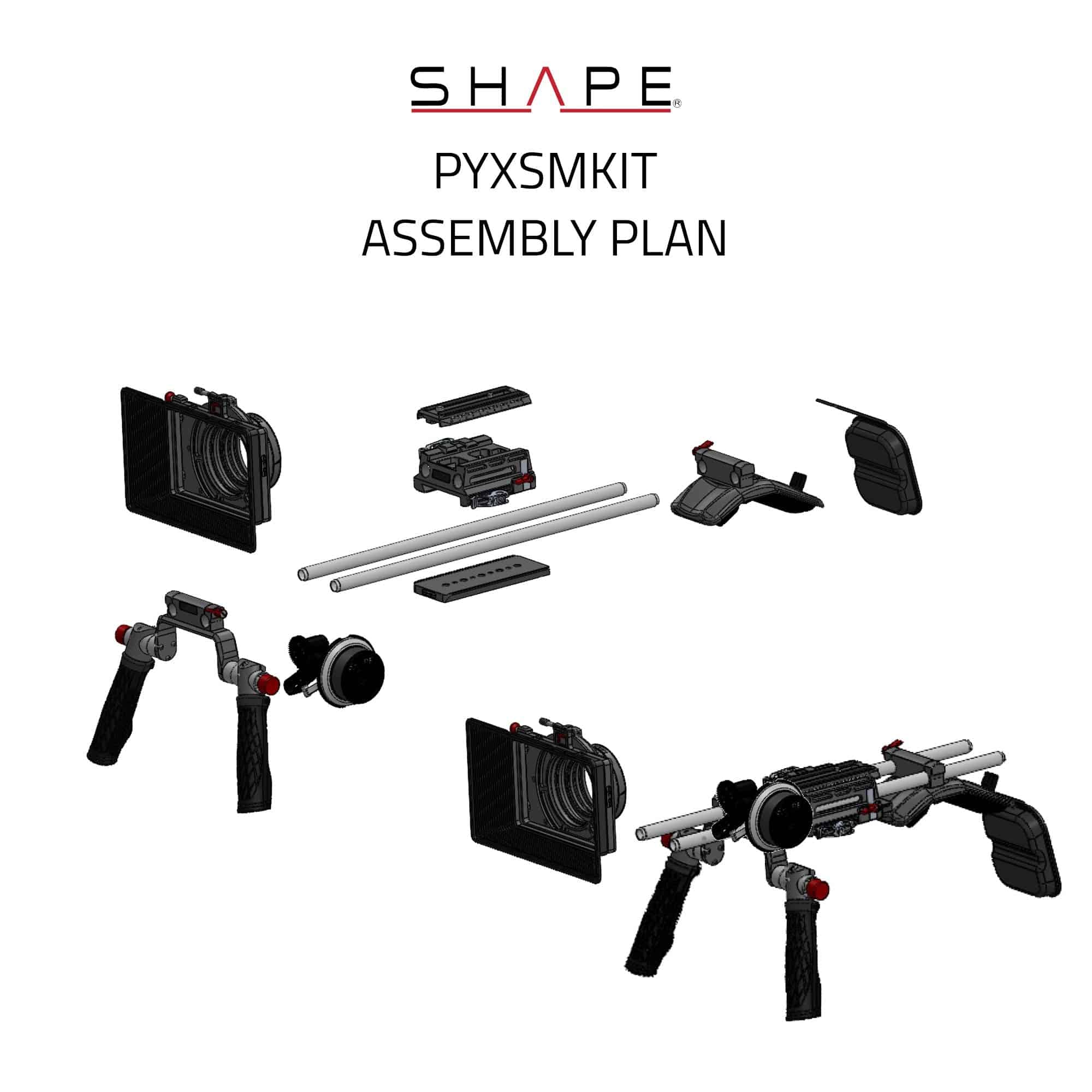 Blackmagic PYXIS 6K Shoulder Mount with Mattebox & Follow Focus 07_SHAPE_Blackmagic_PYXIS_6K_Shoulder_Mount_System_with_Matte_Box___Follow_Focus_Kit