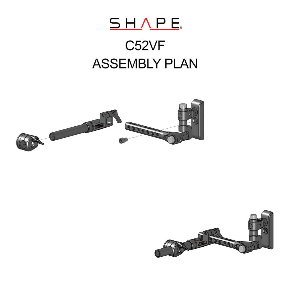 Canon C500 Mark II, C300 Mark III Push-button viewfinder mount 07_SHAPE_Canon_C500_MKII_C300_MKIII_View_Finder_Mount