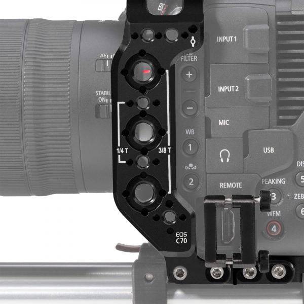 Canon C70 baseplate, cage with handles 07_SHAPE_Canon_C70_Camera_Bundle_Rig
