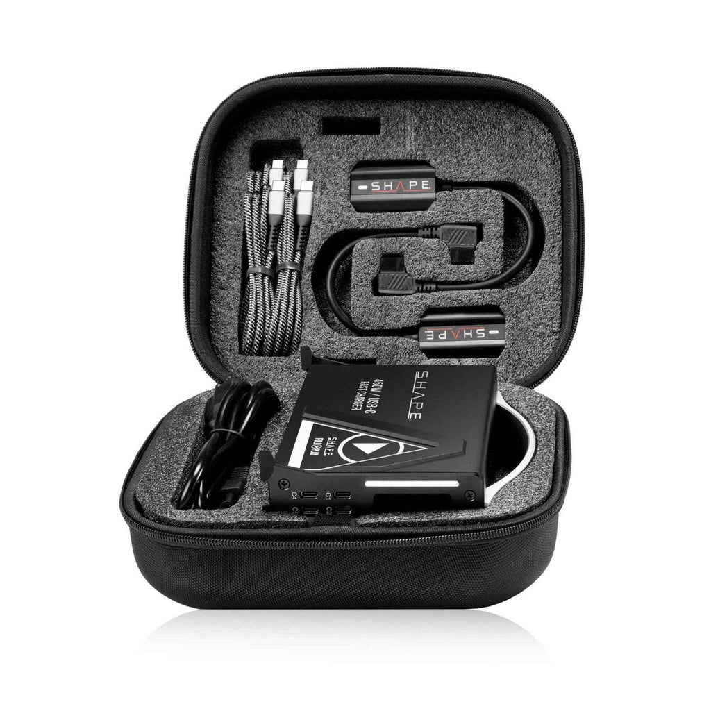 450W USB-C Fast Charger Kit for Gold Mount/V-Mount/B-Mount Batteries. 07_SHAPE_Fast_Battery_Charger_Kit_450W_USB-C