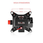 Push Button Vesa Monitor Mount For C-Stand and Baby Pin 07_SHAPE_Monitor_Support_Mount_Vesa_with_Push_Button
