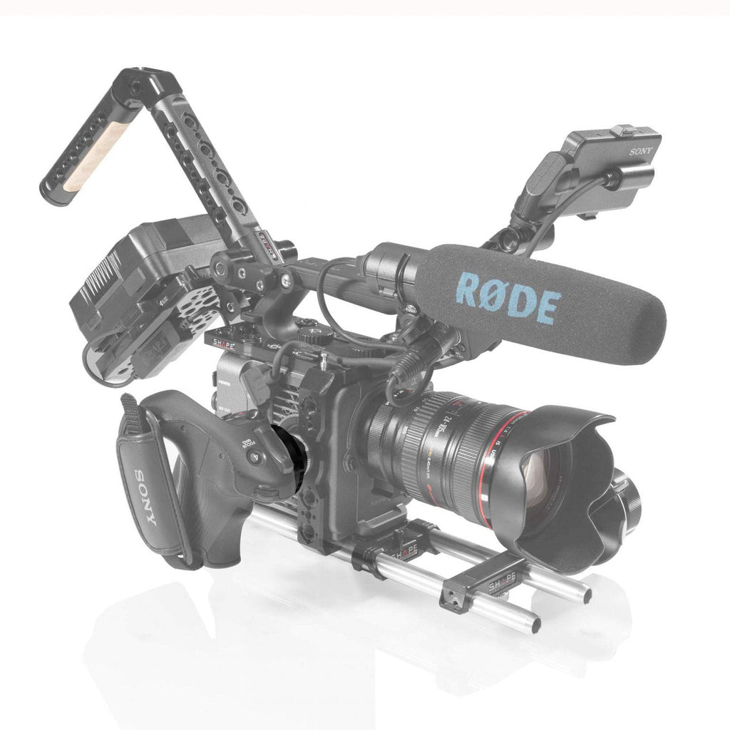 Sony FX6 Side handle adaptor to ARRI Rosette 07_SHAPE_Sony_FX6_Side_Handle_Adapter