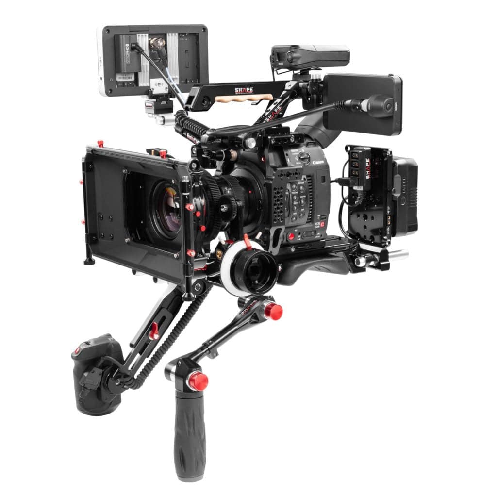 Canon C200 &amp; C200B cage handle EVF mount 08_SHAPE_Camera_Cage__Top_Handle__Rod_Bloc_System_and_View_Finder_Mount_for_Canon_C200_C200B