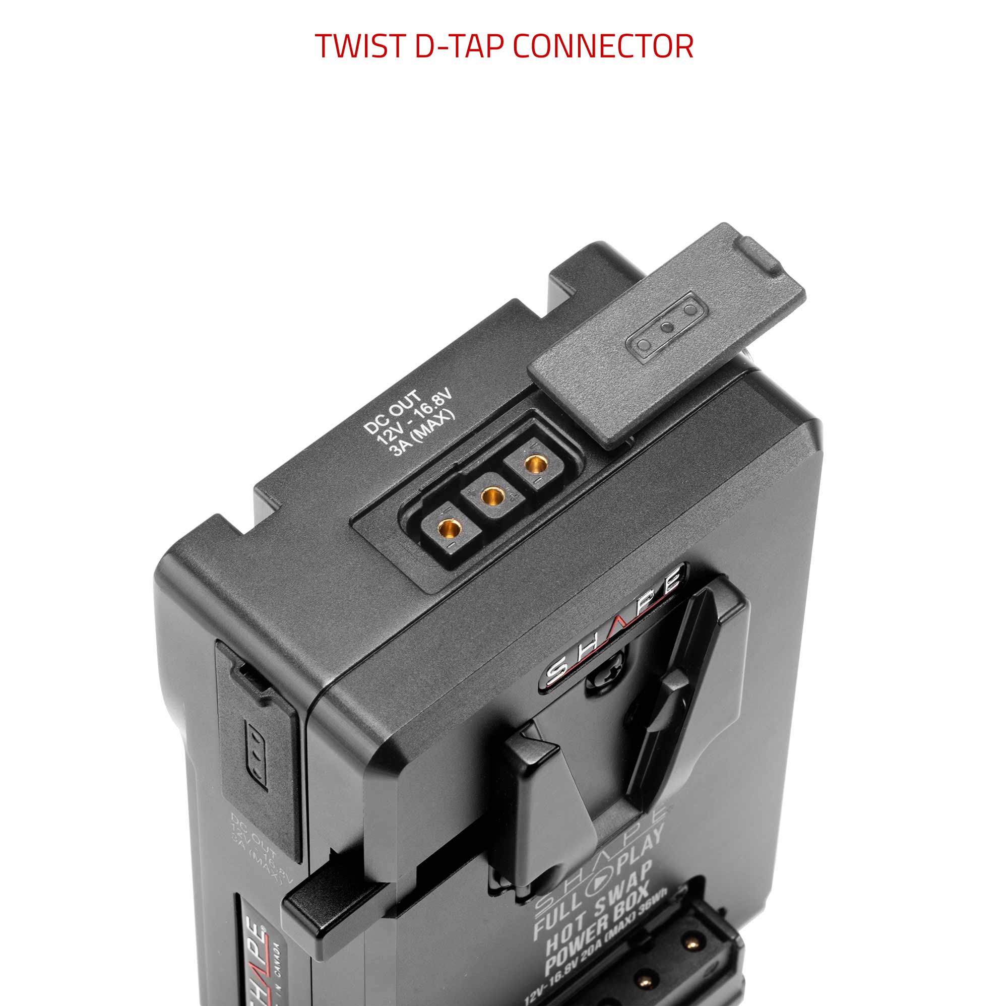 Hot Swap V-Mount Power Box Battery 14.4V 36Wh 08_SHAPE_Hot_Swap_V-Mount_Power_Box_Battery_14.4V_36Wh