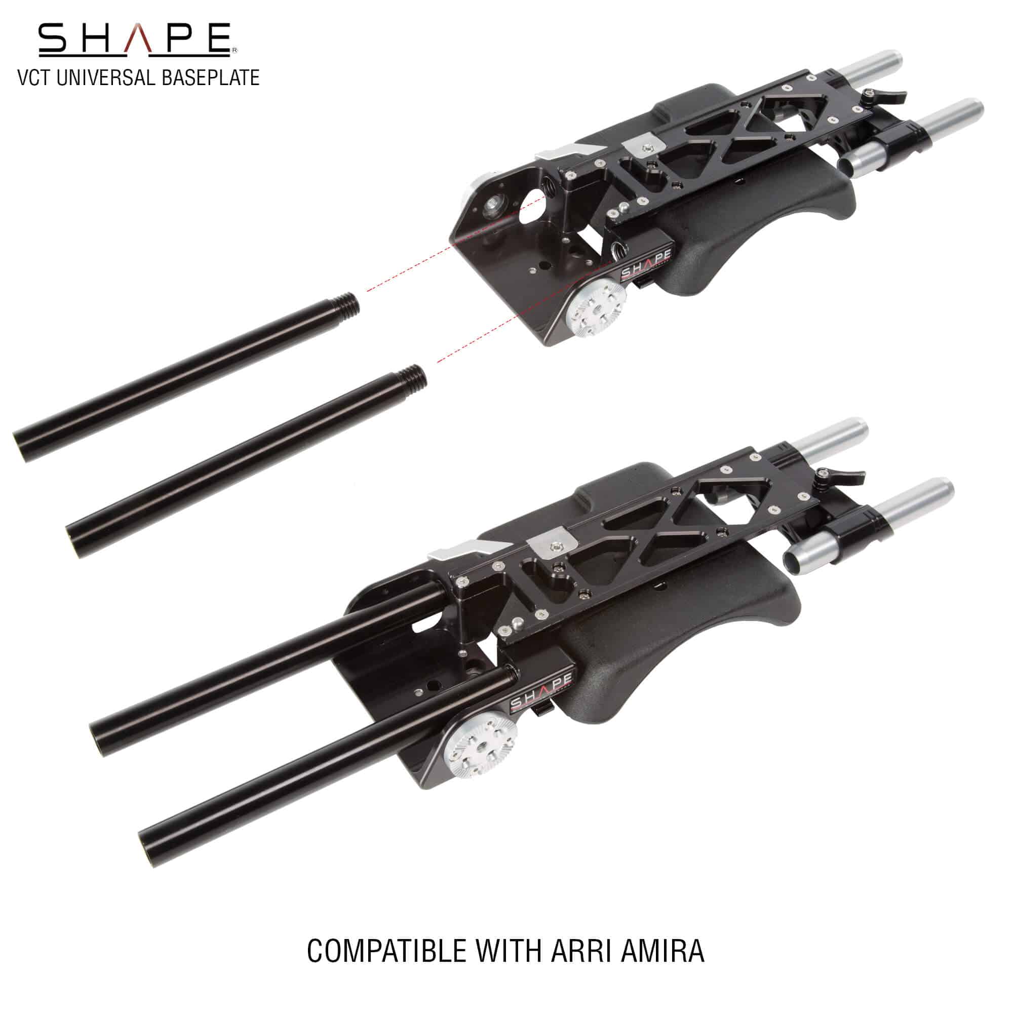 Universal VCT baseplate (BP10) with follow focus and matte box pro kit 08_SHAPE_VCT_Universal_Baseplate_Pro_Kit