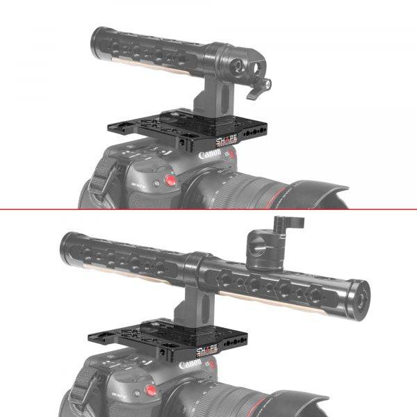 Canon C70 baseplate, cage with handles 09_SHAPE_Canon_C70_Camera_Bundle_Rig
