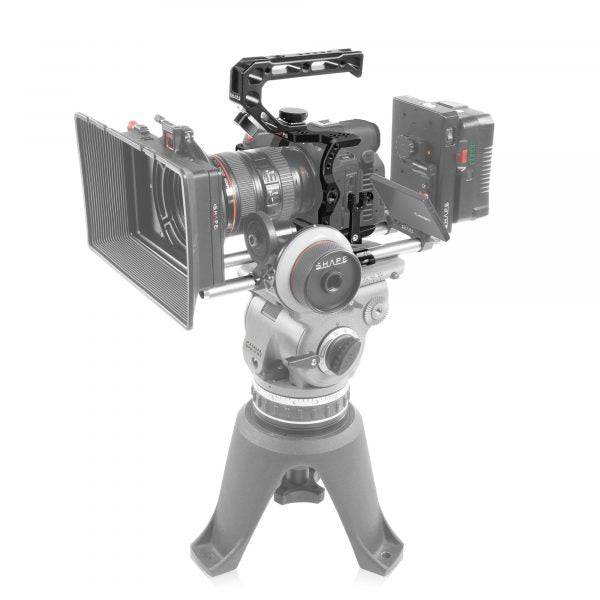 Camera cage for canon R5C/R5/R6 with 15mm LWS ROD System 11_SHAPE_Canon_R5C_R5_R6_Camera_Cage__Top_Handle_and_Rod_Bloc_System