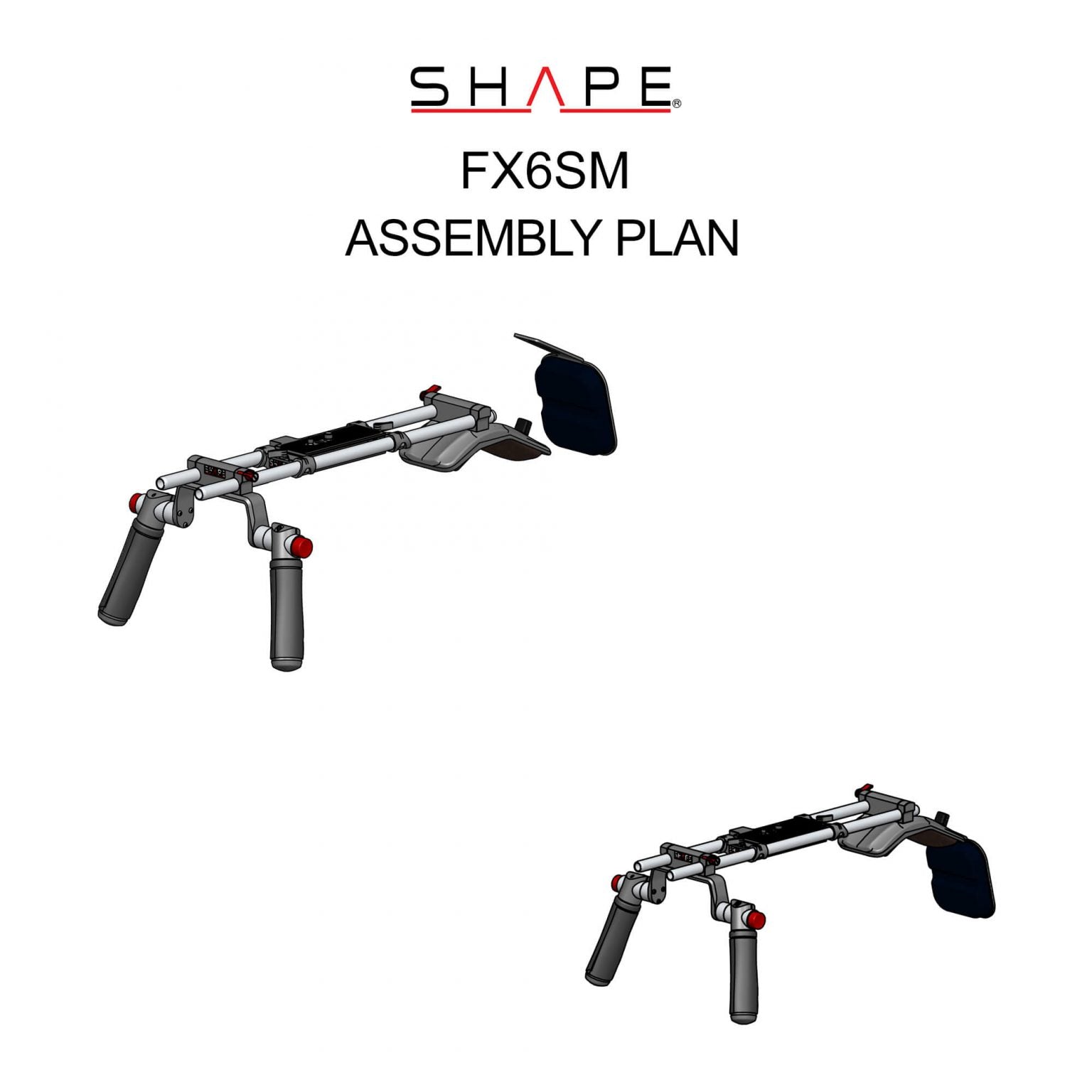 Sony FX6 shoulder mount 11_SHAPE_Sony_FX6_Shoulder_Mount