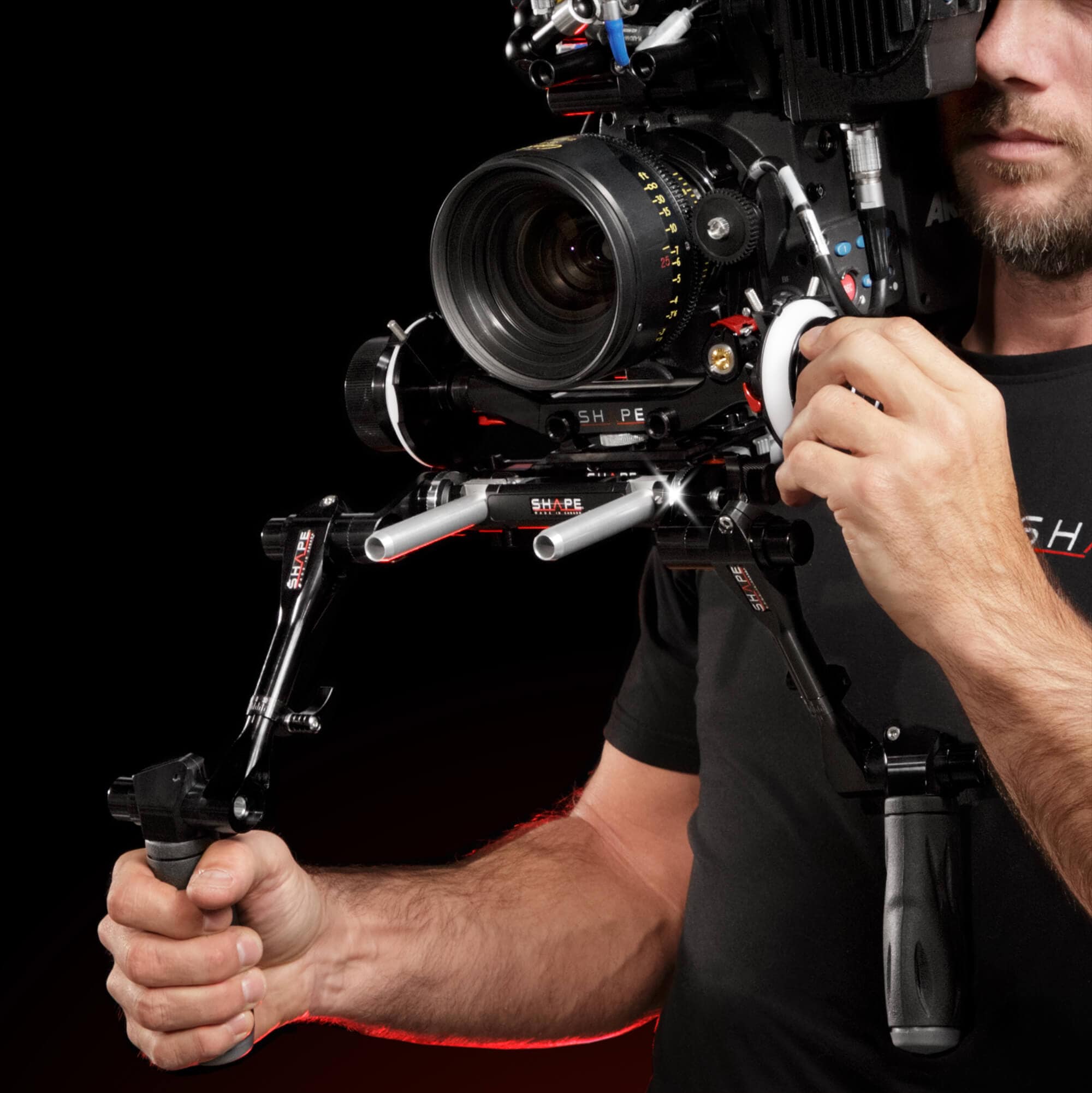Shape - Poignées Télescopiques ARRI Rosette Cuff Kit Noir 11_SHAPE_Telescopic_Handles_ARRI_Rosette_Cuff_Kit_Black