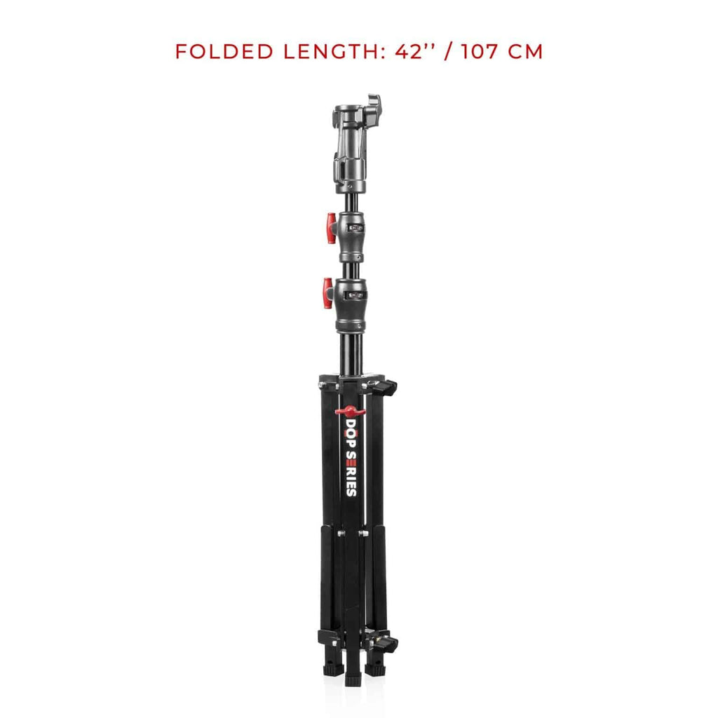 Low Boy Double Riser Stand Black/Chrome 6’9’’ 12_SHAPE_Low_Boy_Double_Riser_Stand_6_9_