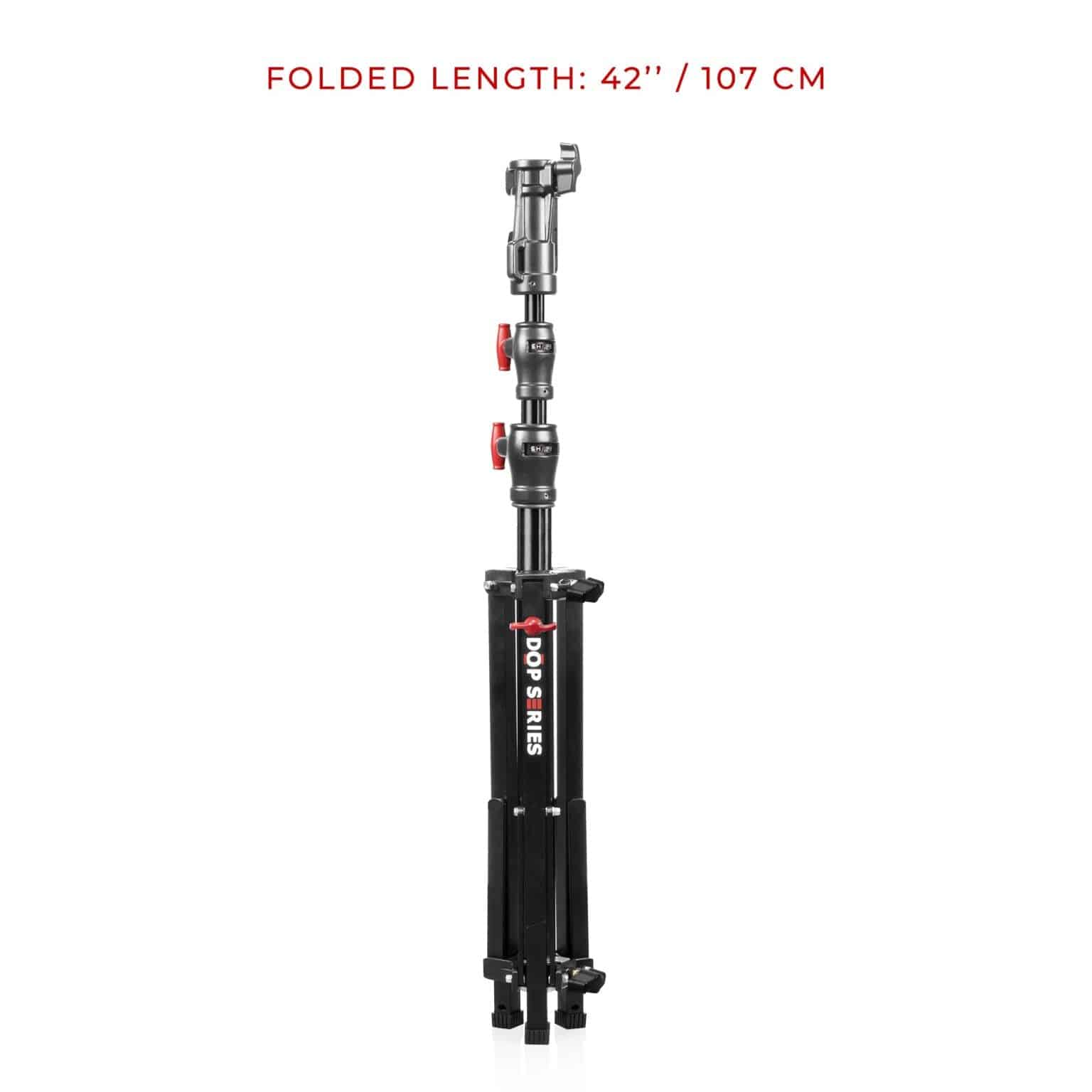 Low Boy Double Riser Stand Black/Chrome 6’9’’ 12_SHAPE_Low_Boy_Double_Riser_Stand_6_9_