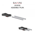 Sony FX9 15mm lightweight baseplate 12_SHAPE_Sony_FX9_15_mm_Baseplate