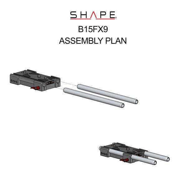 Sony FX9 15mm lightweight baseplate 12_SHAPE_Sony_FX9_15_mm_Baseplate