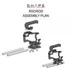 Camera cage for canon R5C/R5/R6 with 15mm LWS ROD System 13_SHAPE_Canon_R5C_R5_R6_Camera_Cage__Top_Handle_and_Rod_Bloc_System