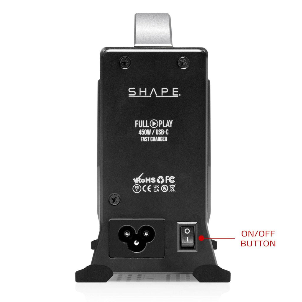 450W USB-C Fast Charger Kit for Gold Mount/V-Mount/B-Mount Batteries. 13_SHAPE_Fast_Battery_Charger_Kit_450W_USB-C
