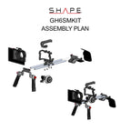 Panasonic Lumix GH6 Shoulder Mount Kit Matte Box Follow Focus 13_SHAPE_Panasonic_Lumix_GH6_Shoulder_Mount_Kit