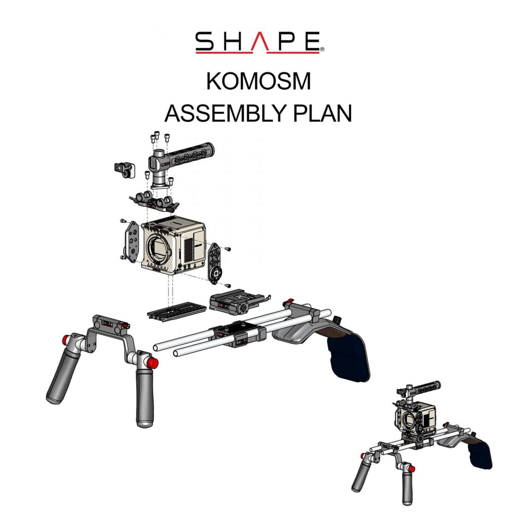 RED® KOMODO™ & KOMODO™ 6K Production pack shoulder mount 13_SHAPE_RED__KOMODO____KOMODO__6K_Production_Pack_Shoulder_Mount