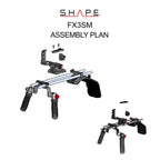 Sony FX3-FX30 Shoulder Mount 13_SHAPE_Sony_FX3_FX30_Shoulder_Mount