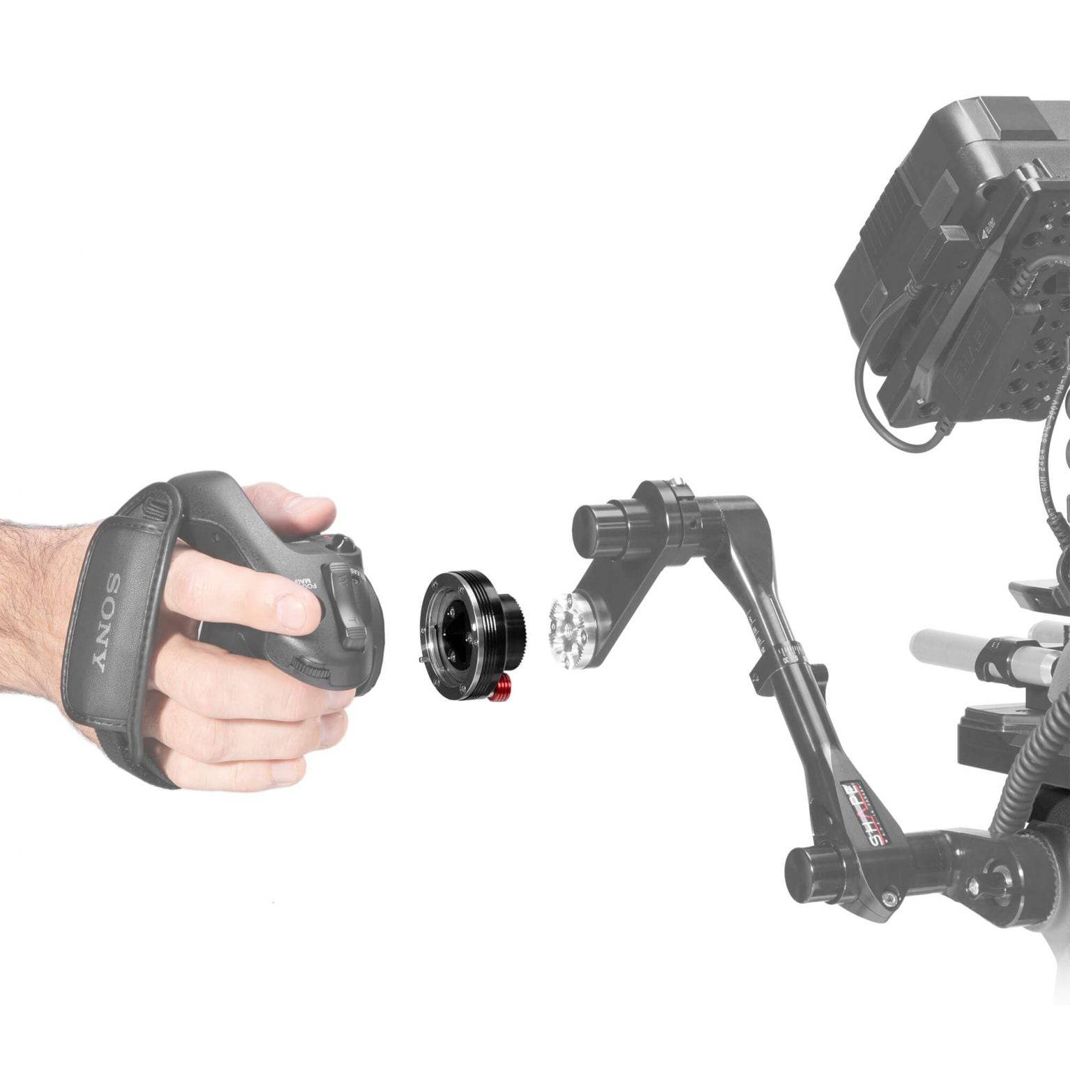 Sony FX6 Side handle adaptor to ARRI Rosette 13_SHAPE_Sony_FX6_Side_Handle_Adapter