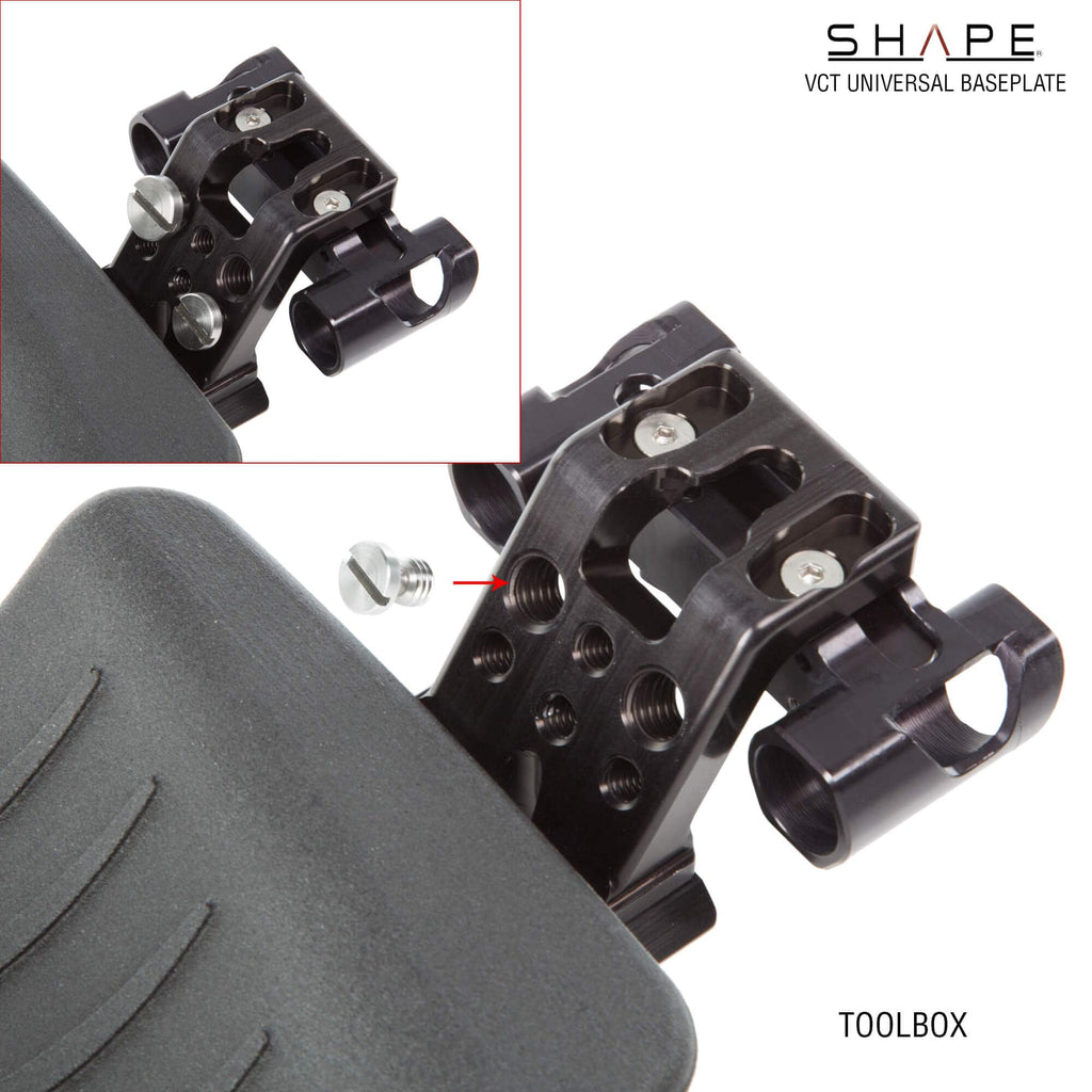 Universal VCT baseplate (BP10) with follow focus and matte box pro kit 13_SHAPE_VCT_Universal_Baseplate_Pro_Kit
