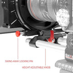 Compact Universal shoulder baseplate (BP20) with follow focus, HAND15 shadow and matte box kit 14_SHAPE_Compact_Universal_Shoulder_Baseplate_Kit