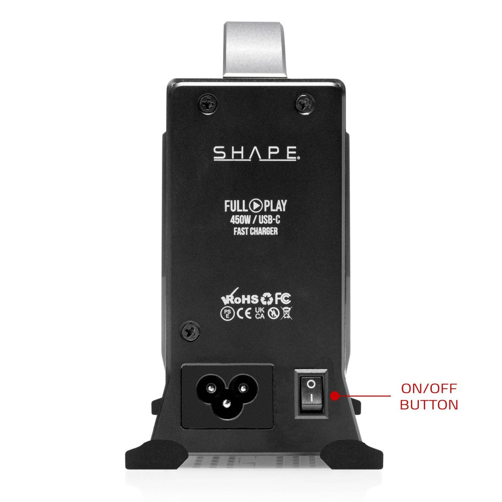 450W USB-C Fast Charger Kit for Gold Mount/V-Mount/B-Mount Batteries. 14_SHAPE_Fast_Battery_Charger_Kit_450W_USB-C