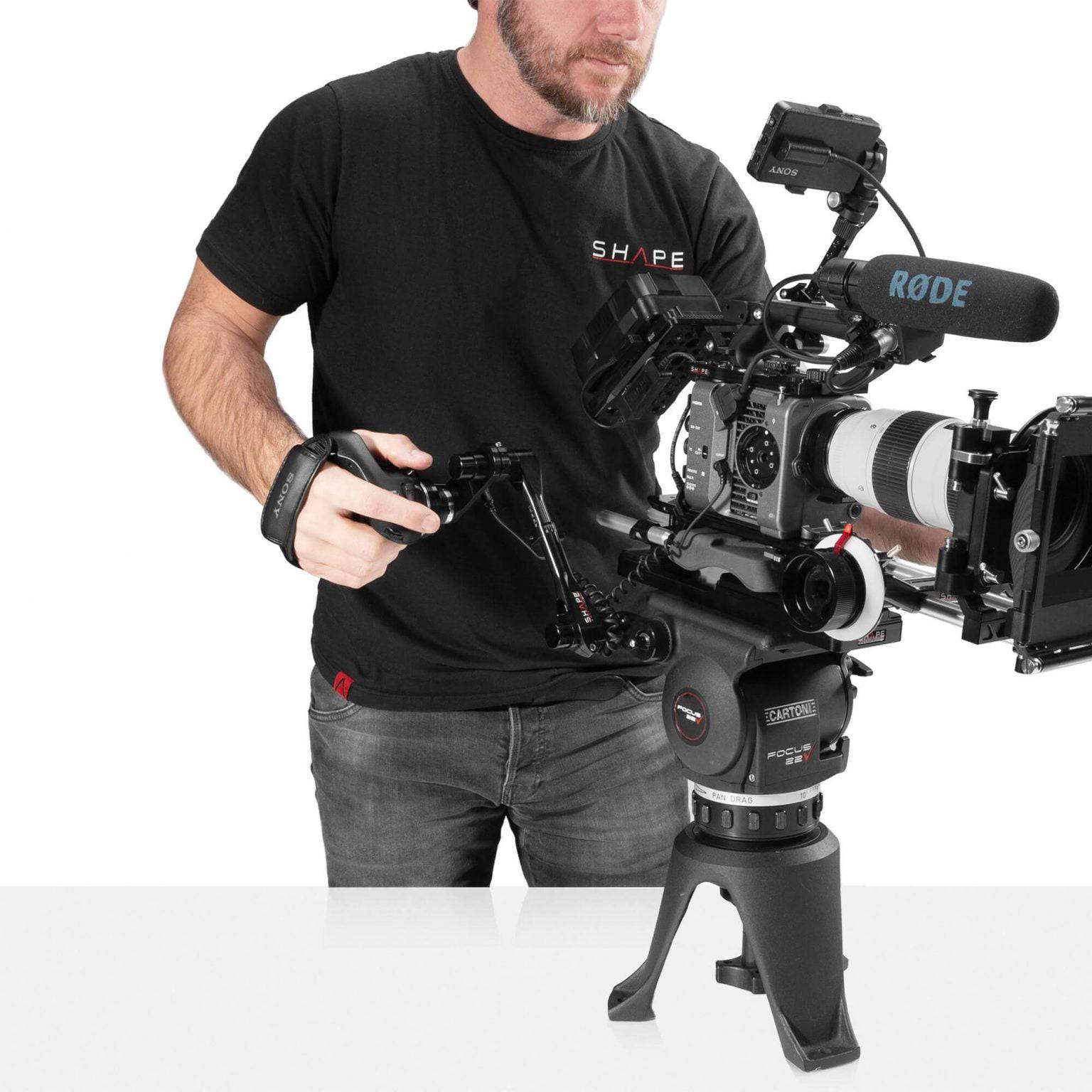 Sony FX6 Side handle adaptor to ARRI Rosette 14_SHAPE_Sony_FX6_Side_Handle_Adapter