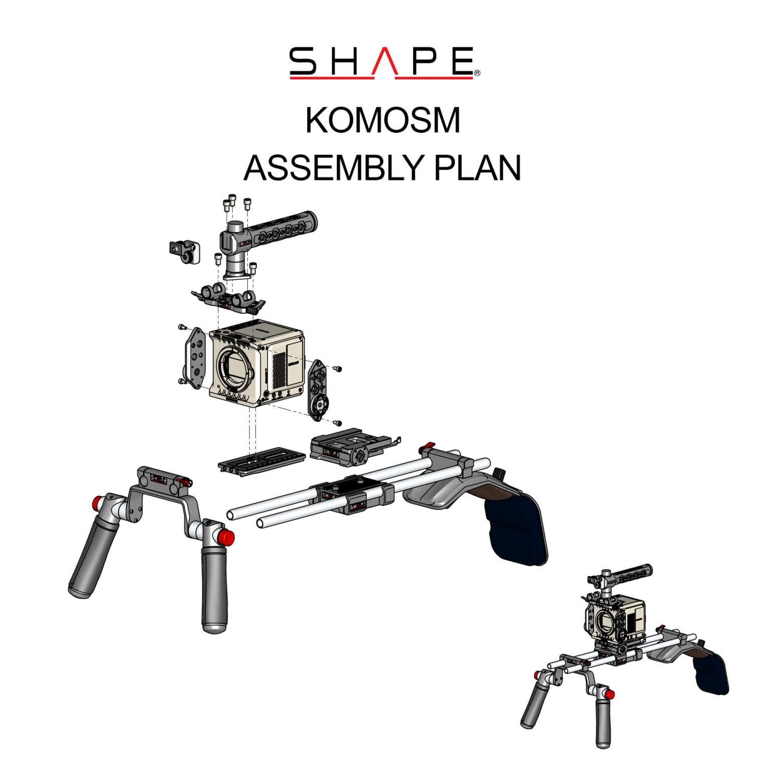 RED® KOMODO™ & KOMODO™ 6K Production pack shoulder mount 16_SHAPE_RED__KOMODO____KOMODO__6K_Production_Pack_Shoulder_Mount