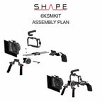 Blackmagic Cinema Camera 6K/6K Pro/6K G2 Shoulder Mount Kit 17_SHAPE_Blackmagic_Cinema_Camera_6K_6K_PRO_6K_G2_Shoulder_Mount_Kit