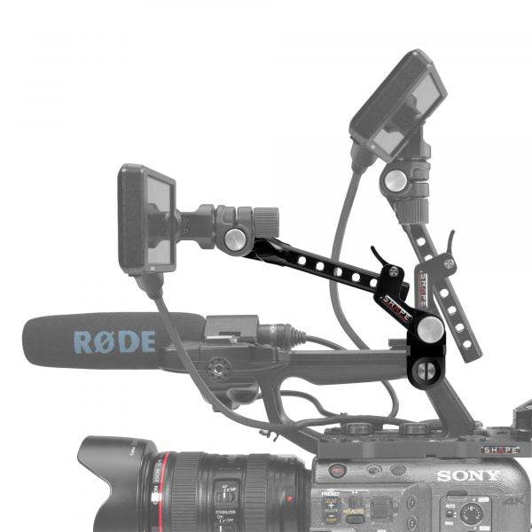 Sony FX6 baseplate, top plate, controller top handle, Quick handle, VF. mount, matte box, follow focus pro 17_SHAPE_Sony_FX6_Camera_Bundle_Rig_Kit