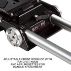 Universal VCT baseplate (BP10) with follow focus and matte box pro kit 18_SHAPE_VCT_Universal_Baseplate_Pro_Kit