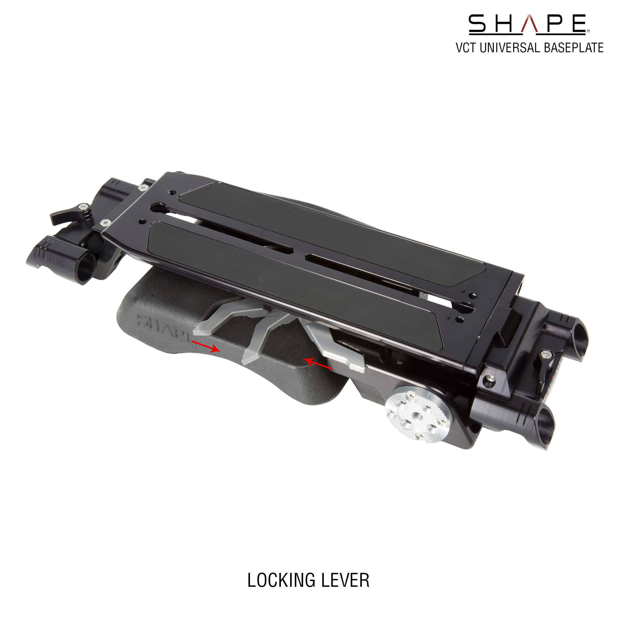 Universal VCT baseplate (BP10) with follow focus and matte box pro kit 19_SHAPE_VCT_Universal_Baseplate_Pro_Kit