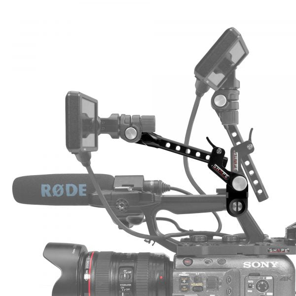 Sony FX6 baseplate, top plate, controller top handle, Quick handle, VF. mount, matte box, follow focus pro 20_SHAPE_Sony_FX6_Camera_Bundle_Rig_Kit