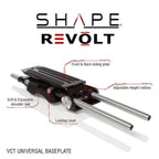 Sony FX6 baseplate, top plate, controller top handle, Quick handle, VF. mount, matte box, follow focus pro 22_SHAPE_Sony_FX6_Camera_Bundle_Rig_Kit