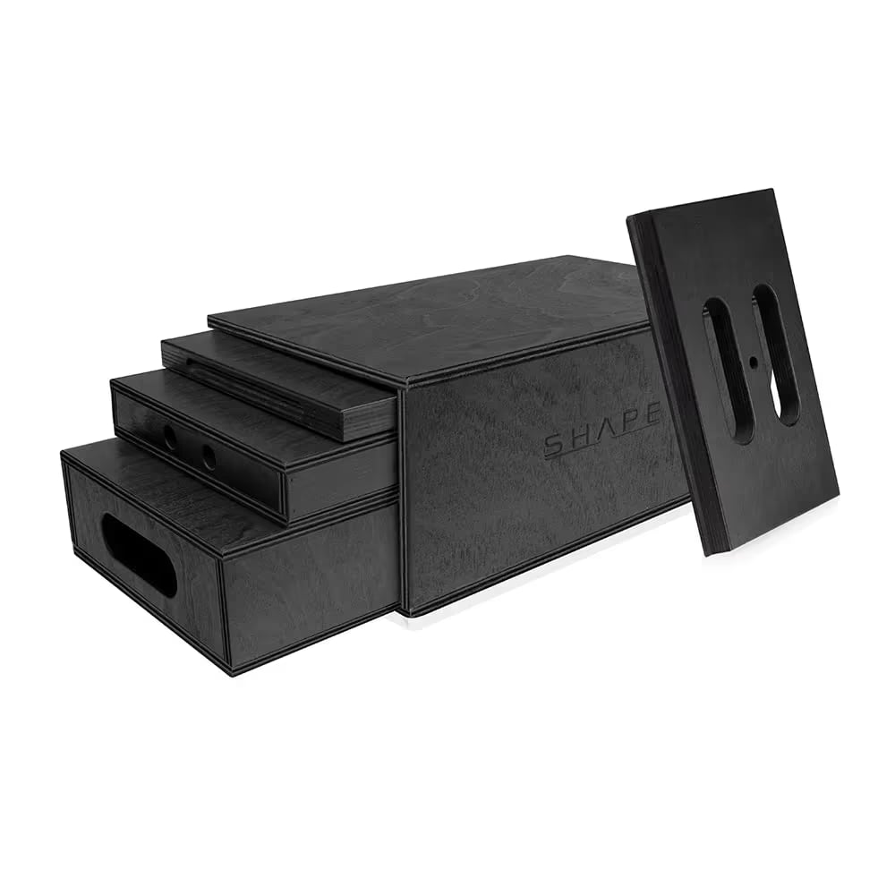 Black Nestable Apple Box 4-in-1