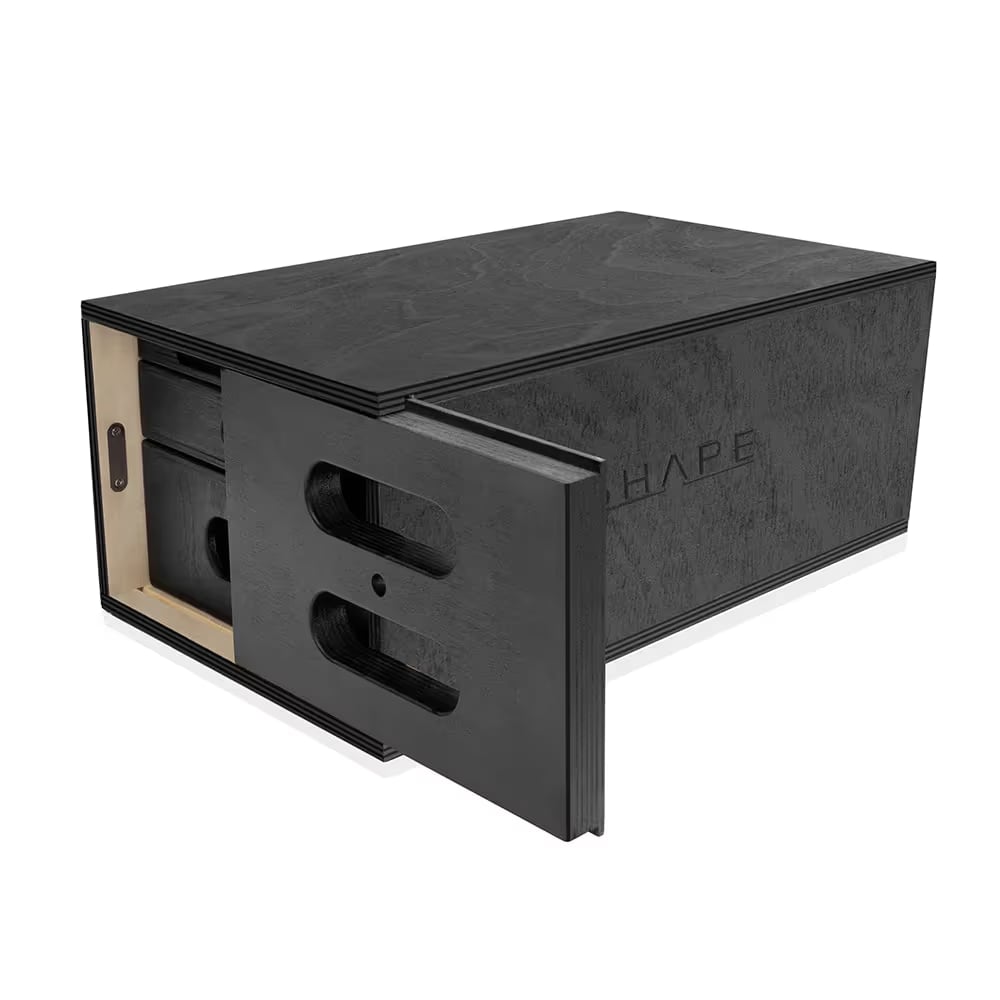 Black Nestable Apple Box 4-in-1