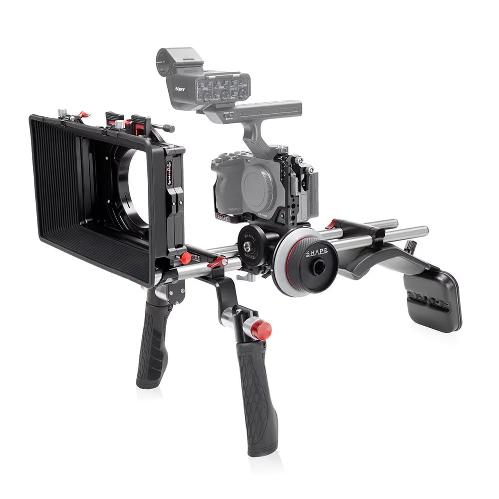 V2 Shoulder Mount Mattebox Follow Focus For Sony FX3 & FX30