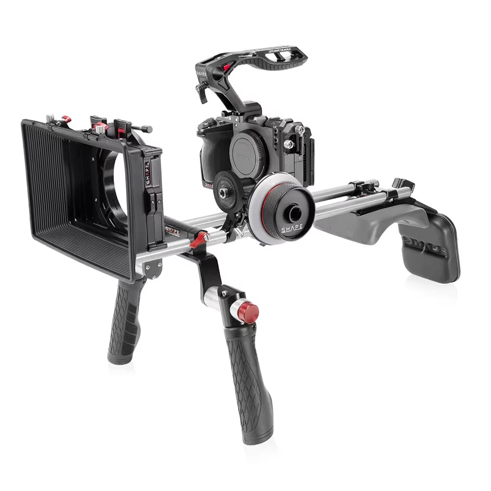 Shoulder Mount Matte Box Follow Focus For Sony FX5
